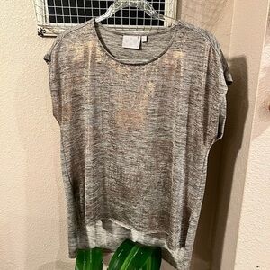 Dantelle metallic blouse